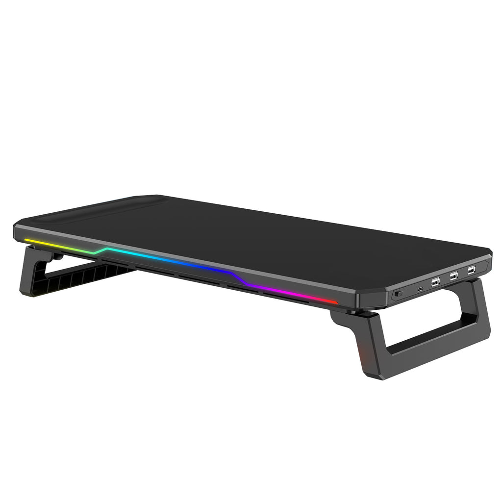 Stand RGB per Laptop e Monitor | Supporto Ergonomico con HUB USB