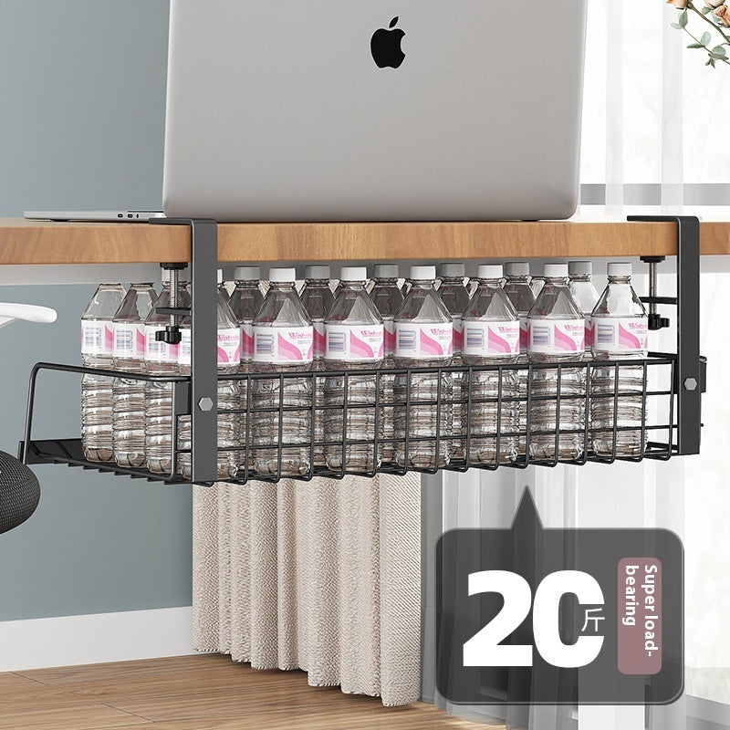 Organizer Sotto Scrivania Punch-Free | Cassetto Estraibile Salvaspazio per Ufficio