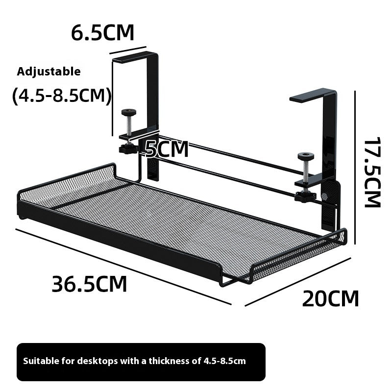Organizer Sotto Scrivania Punch-Free | Cassetto Estraibile Salvaspazio per Ufficio