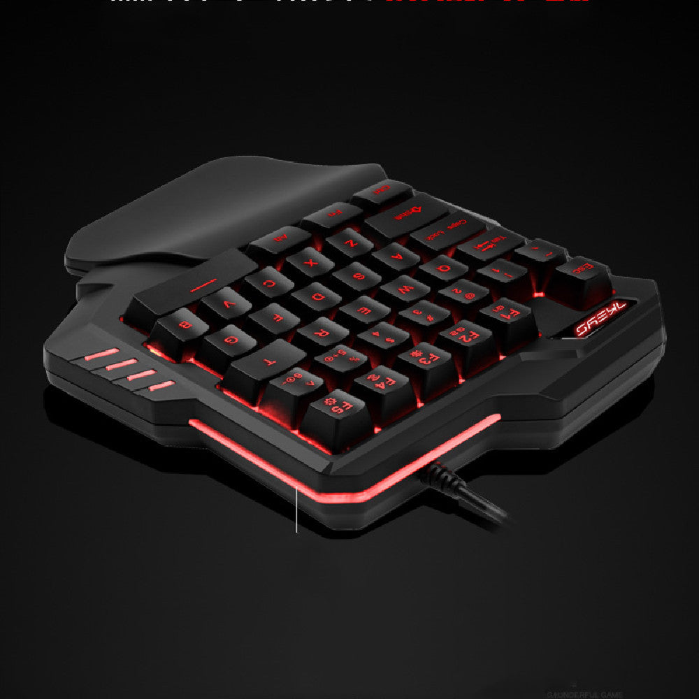 Keypad Meccanico RGB a Una Mano | Tastiera Gaming USB per FPS e MOBA