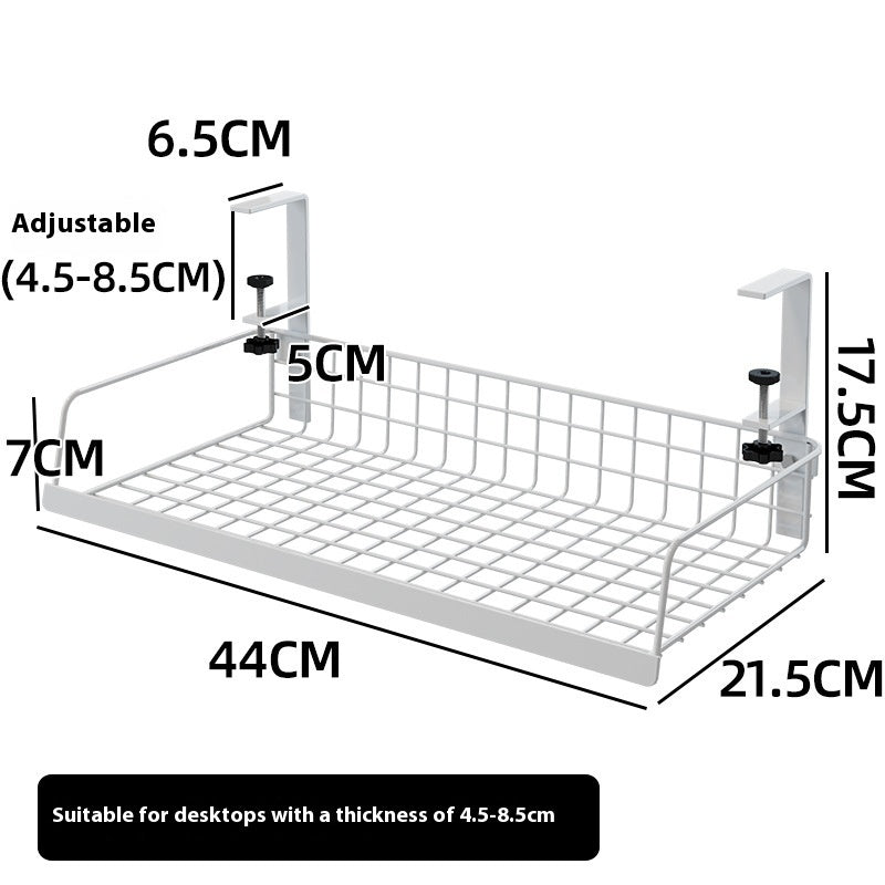 Organizer Sotto Scrivania Punch-Free | Cassetto Estraibile Salvaspazio per Ufficio