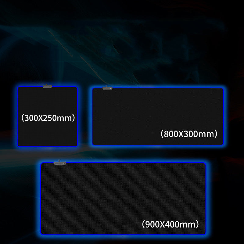 Tappetino Mouse RGB Gaming Oversize | Base Antiscivolo e Illuminazione Multicolore