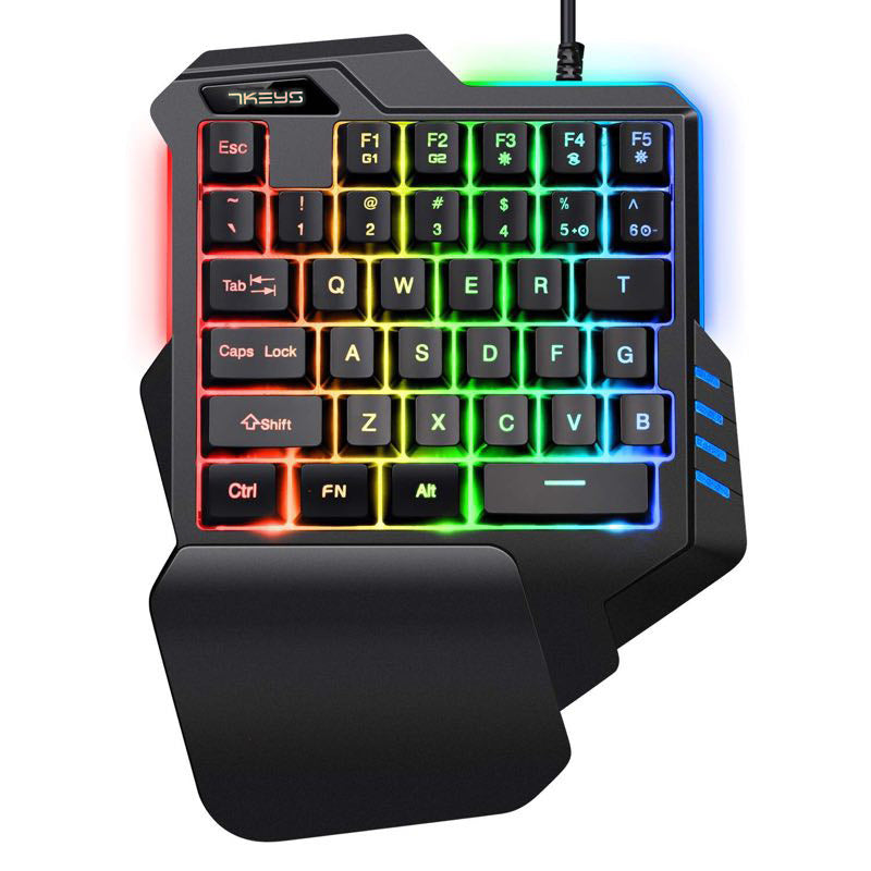 Keypad Meccanico RGB a Una Mano | Tastiera Gaming USB per FPS e MOBA