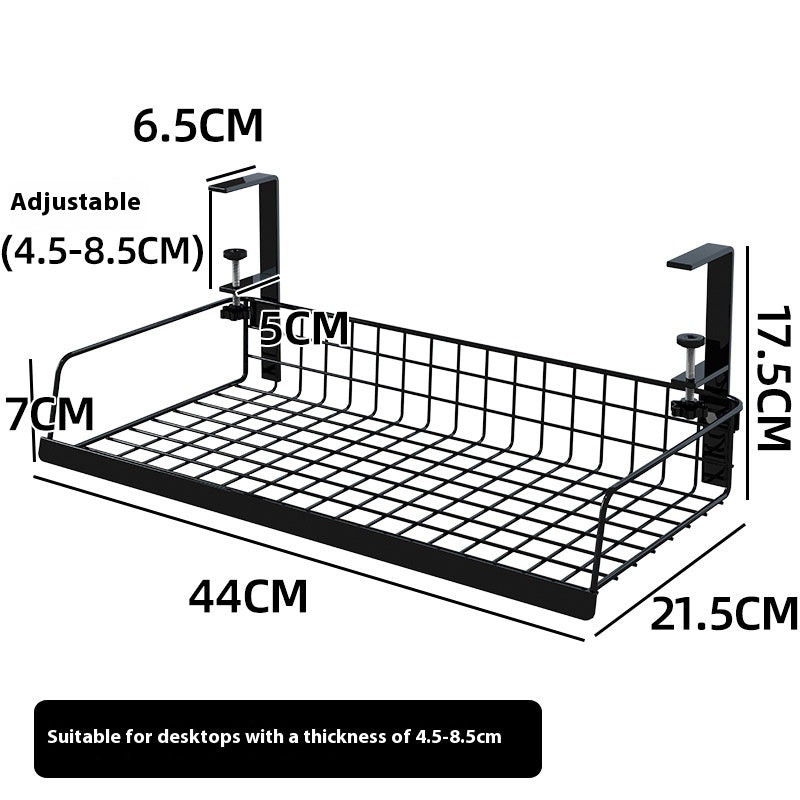 Organizer Sotto Scrivania Punch-Free | Cassetto Estraibile Salvaspazio per Ufficio