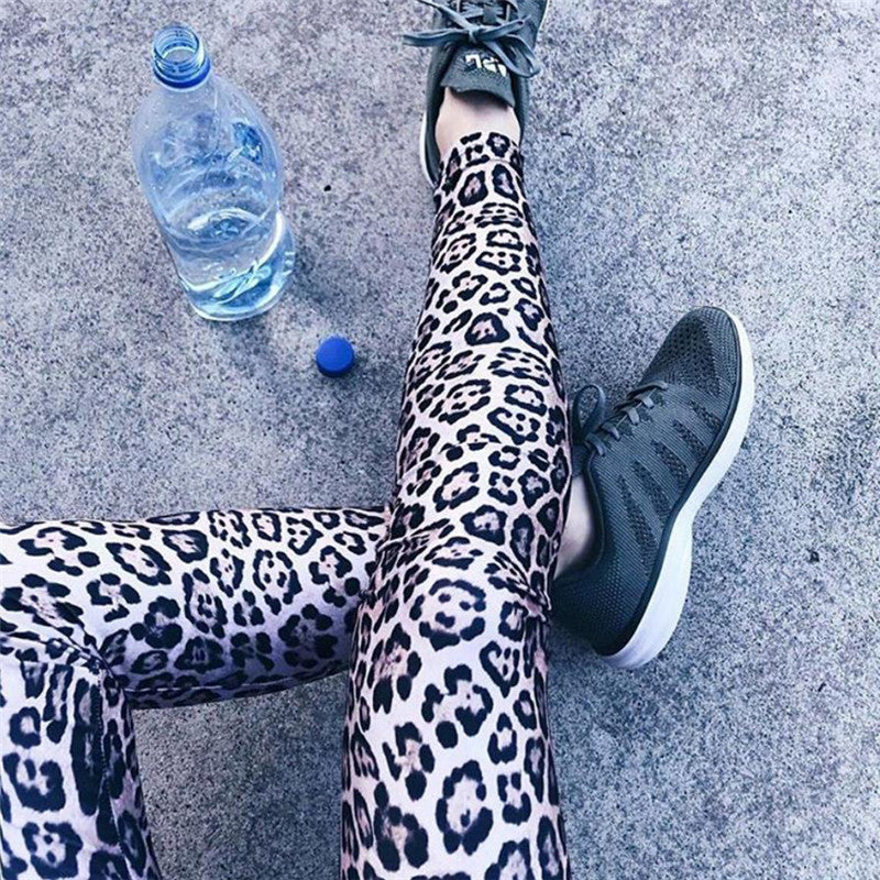 Leggings Leopardati Donna Push Up | High Waist Fitness Fashion