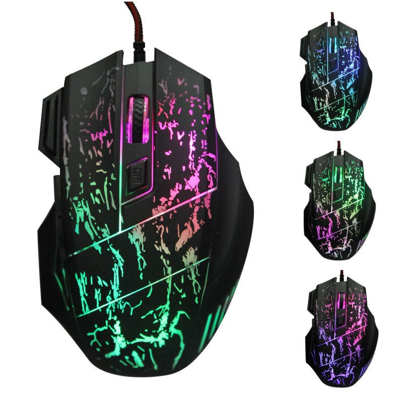 Mouse Gaming RGB con Filo | Ultra Thin Design per PC e Laptop