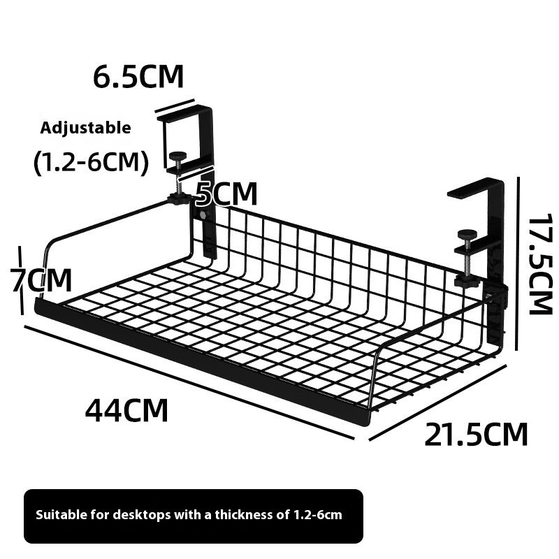 Organizer Sotto Scrivania Punch-Free | Cassetto Estraibile Salvaspazio per Ufficio