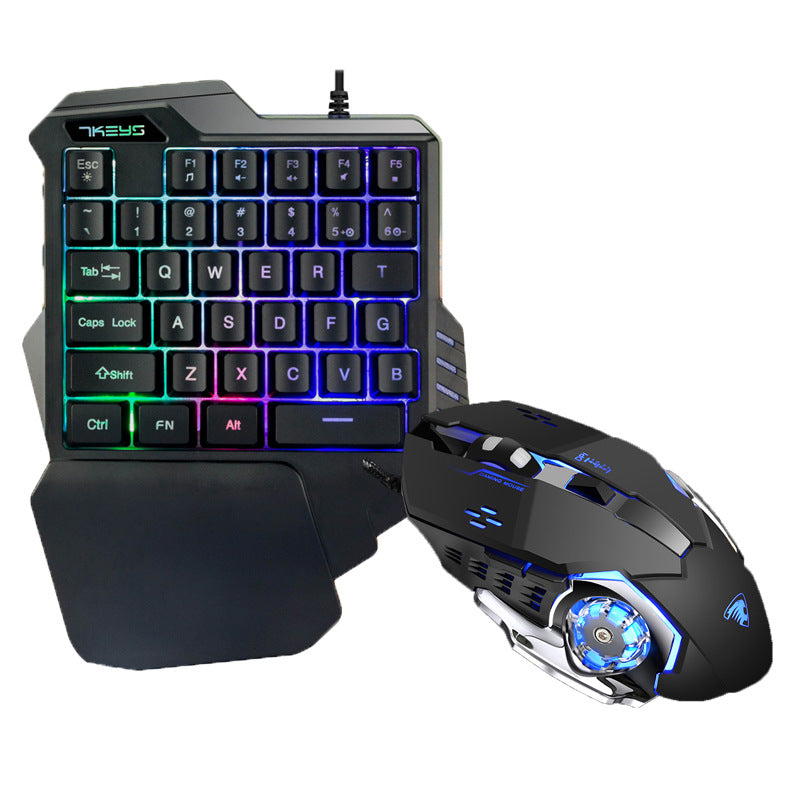 Keypad Meccanico RGB a Una Mano | Tastiera Gaming USB per FPS e MOBA