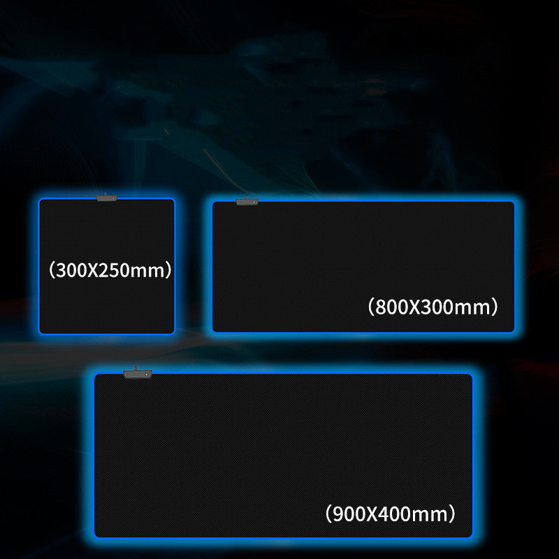 Tappetino Mouse RGB Gaming Oversize | Base Antiscivolo e Illuminazione Multicolore