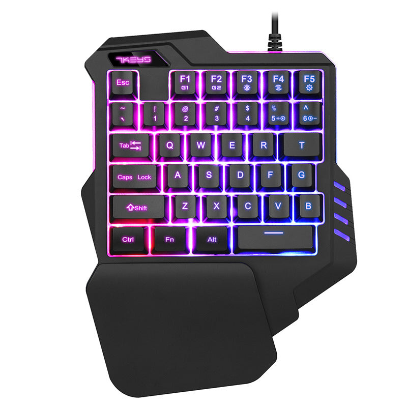 Keypad Meccanico RGB a Una Mano | Tastiera Gaming USB per FPS e MOBA