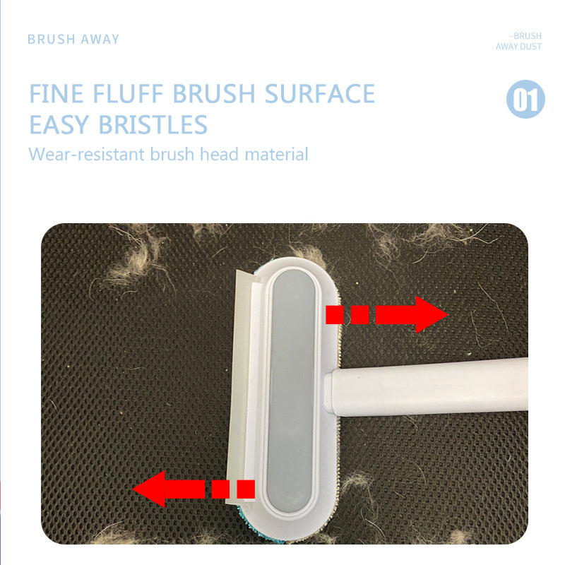 Spazzola 4‑in‑1 Rimuovi Peli | Pulizia Divani, Vestiti e Auto | Pet Hair Remover