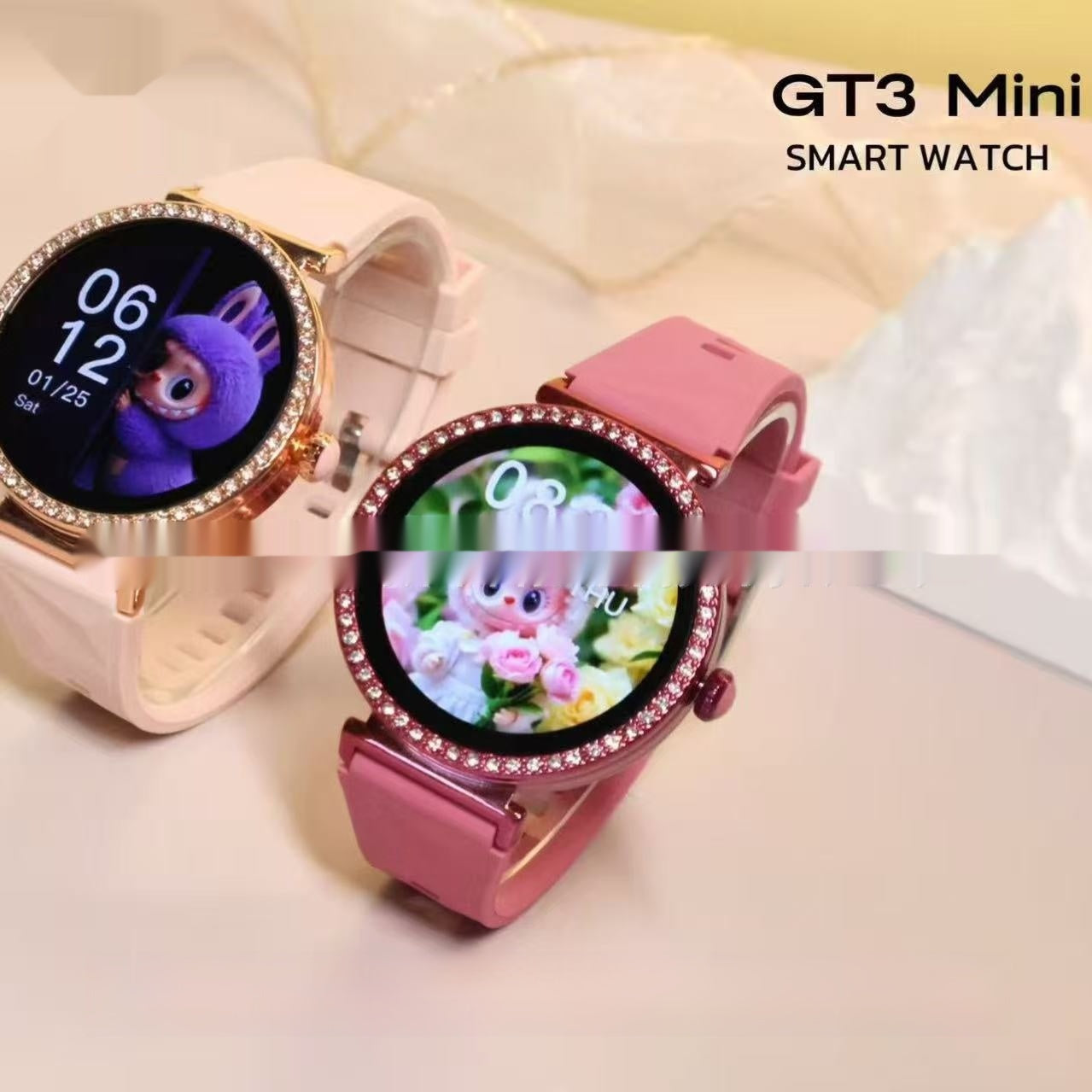 Fashionable High-definition Smartwatch With Diamonds