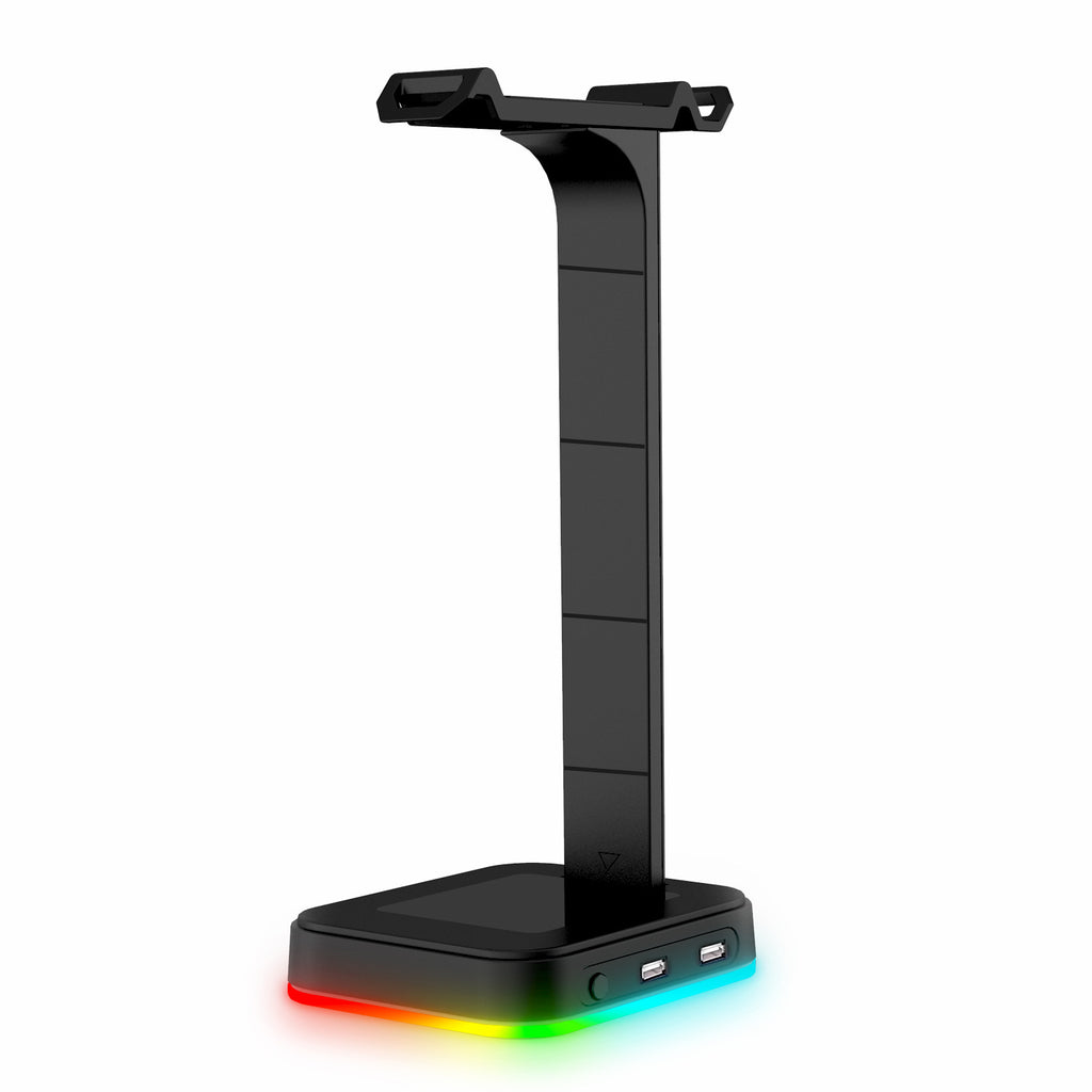 Supporto Cuffie RGB 2‑in‑1 con Porte USB | Stand da Gaming per Scrivania