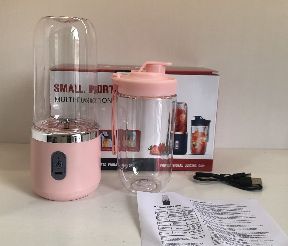 Mini Frullatore Portatile USB – 6 Lame, 140W, Smoothie e Milkshake Ovunque