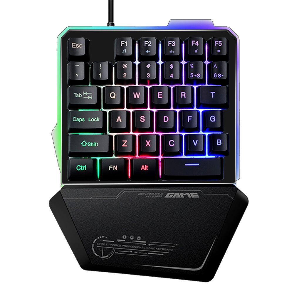 Keypad Meccanico RGB a Una Mano | Tastiera Gaming USB per FPS e MOBA
