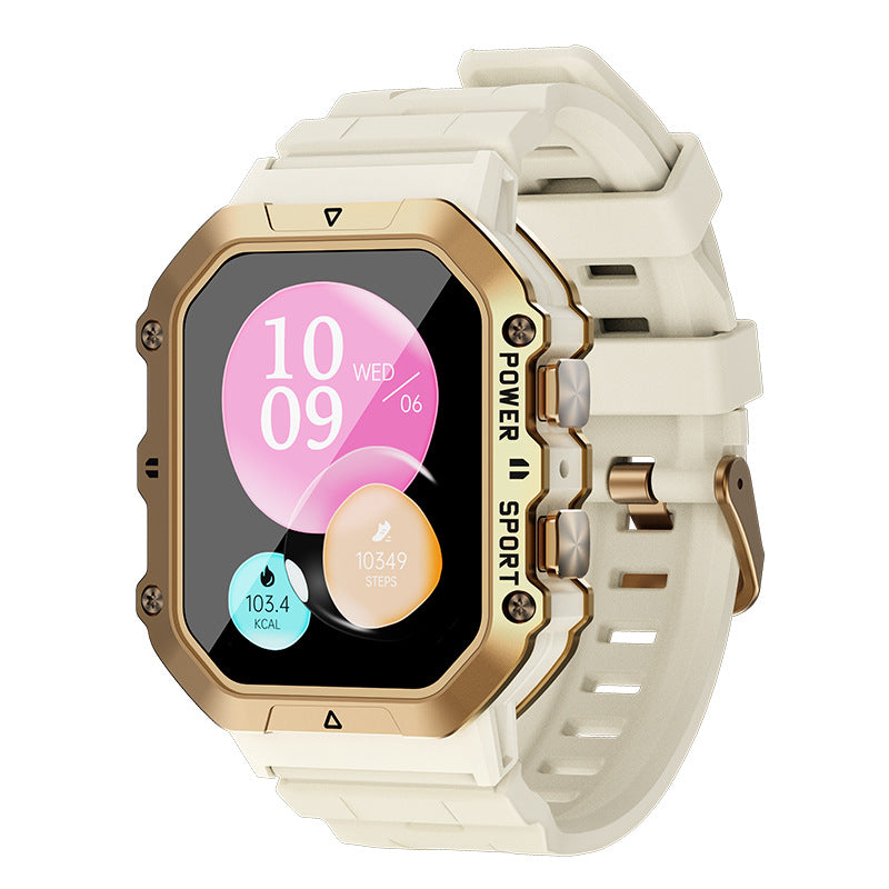 W‑1 Smartwatch Fitness | Contapassi, Calorie, Battito | Design Rugged 2024