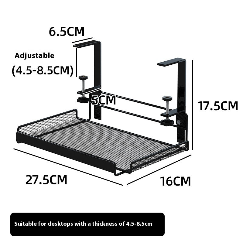 Organizer Sotto Scrivania Punch-Free | Cassetto Estraibile Salvaspazio per Ufficio