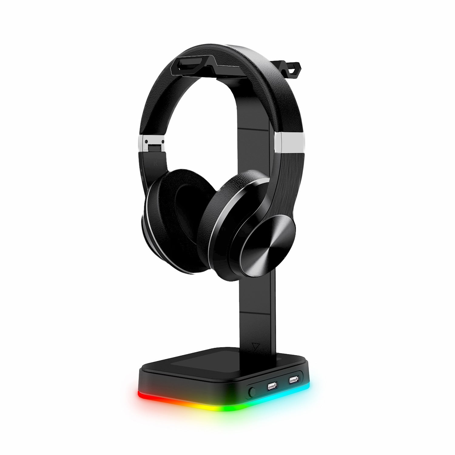 Supporto Cuffie RGB 2‑in‑1 con Porte USB | Stand da Gaming per Scrivania