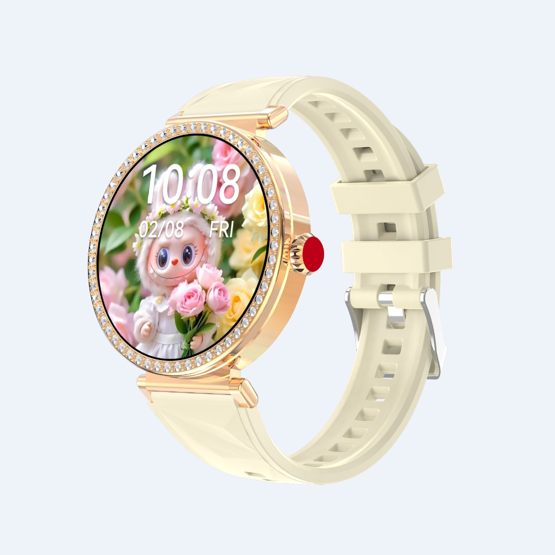 Fashionable High-definition Smartwatch With Diamonds