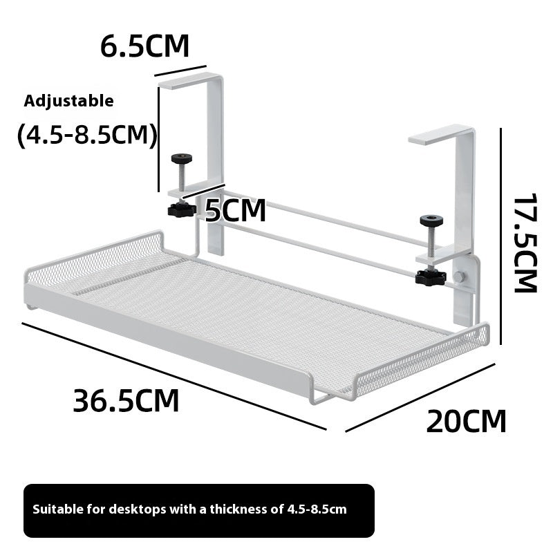 Organizer Sotto Scrivania Punch-Free | Cassetto Estraibile Salvaspazio per Ufficio