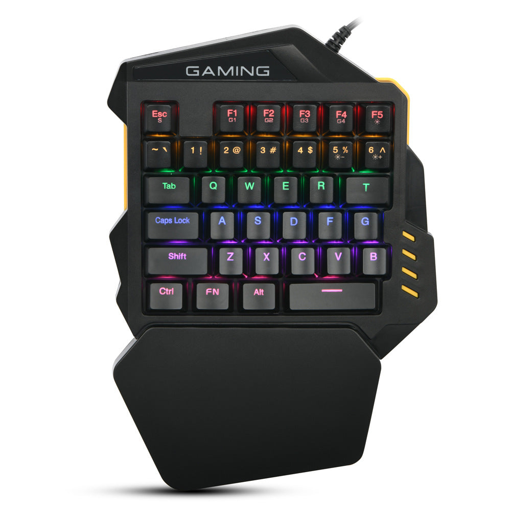 Keypad Meccanico RGB a Una Mano | Tastiera Gaming USB per FPS e MOBA