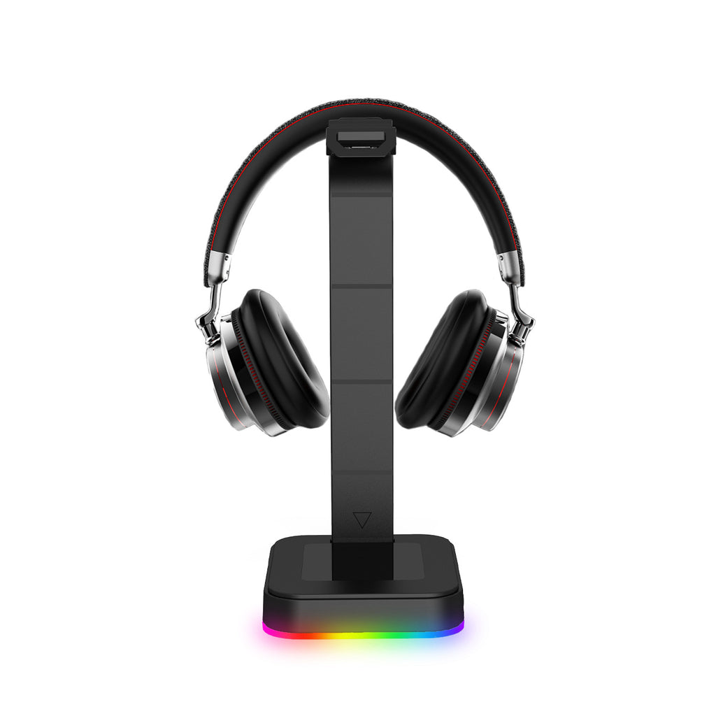 Supporto Cuffie RGB 2‑in‑1 con Porte USB | Stand da Gaming per Scrivania