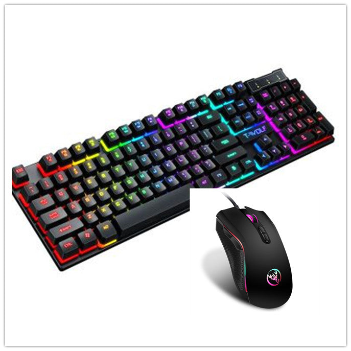 Gaming RGB Wired Keyboard – Tastiera Retroilluminata Silenziosa per PC e Setup Gaming